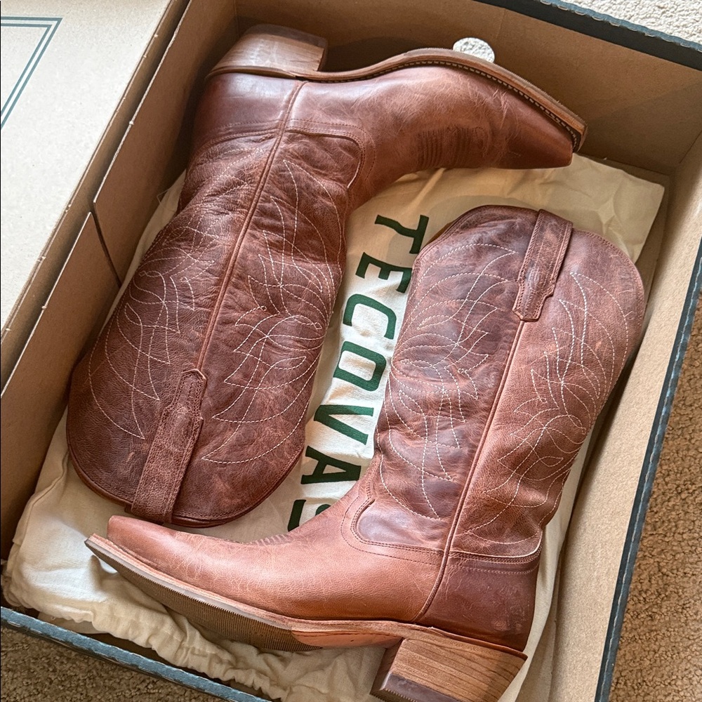 Tecovas Annie Leather Western Boots